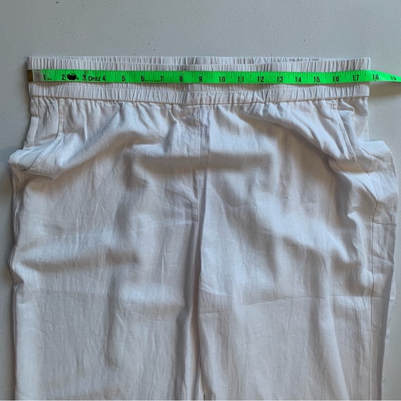 Andie Size XL Linen Blend Wide Leg Beach Pants - Coverup NWT - Picture 10 of 15
